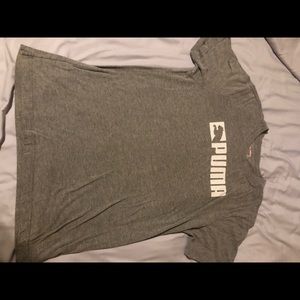 Large puma T shirt Gray